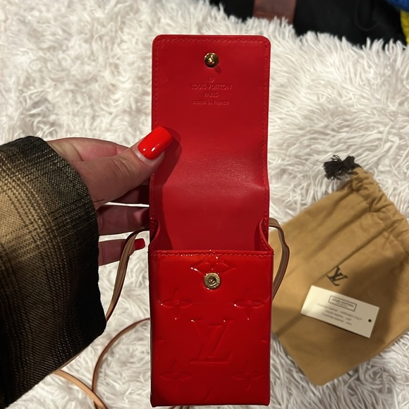 Louis Vuitton Vernis Mono cigarette case red - Picture 8 of 9